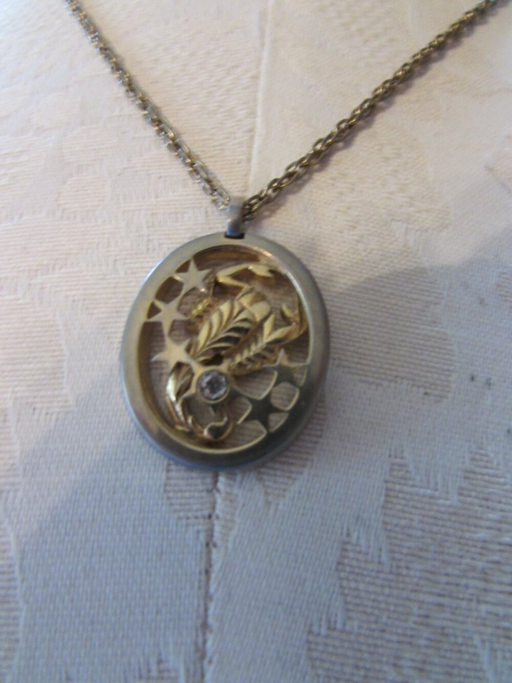 Pierre Cardin 1980 Zodiac Pendant Scorpio
